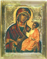 Иверская икона Божией Матери. 60-е гг. XVII в. (ГИМ, музей «Новодевичий монастырь»)