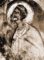Неизвестный святой. Роспись ц. свт. Николая Чудотворца в Дорохое. 1522-1525 гг.
