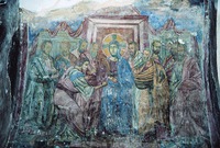 Уверение Фомы. Роспись собора Влахернского мон-ря в Арте. XIII в.