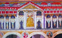 Дворец Теодориха. Мозаика ц. Сант-Аполлинаре Нуово в Равенне. VI в.