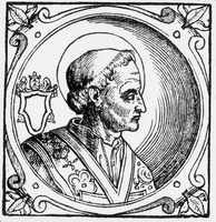 Гонорий IV, папа Римский. Гравюра. (Sacchi. Vitis pontificut. 1626) (РГБ)