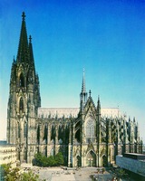 Кафедральный собор в Кёльне. 1248-1560 гг. Фотография. 90-е гг. ХХ в.
