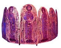 Корона имп. Константина IX Мономаха. 1042-1050 гг. (Национальный музей. Будапешт)