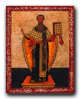 Свт. Василий Великий. Икона. 1600-1642 гг. (?) (СИХМ)
