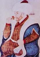 Султан Мехмед II Фатих. Миниатюра. Кон. XV в. (Музей дворца Топкапы. Стамбул)