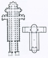 План: 1. Базилика мон-ря Клюни-III (Франция). 1088–1190 гг. 2. Базилика мон-ря в Фульде (Германия). 90-е гг. VIII в.— 819 г.