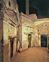 Три мавзолея в катакомбах св. Севастиана. Рим. III в.