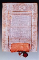 Жалованная грамота царей Иоанна V и Петра I Ватопедскому мон-рю. 1688 г.