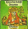 Св. Аникет, папа Римский. Раскрашенная гравюра. (Н. Schedel. «Liber chroniсarum». 1493)