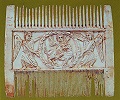Резной гребень с изображением ангелов. IV-V вв. (Коптский музей. Каир)