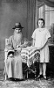 Сщмч. Владимир Мощанский с внучкой Ольгой. Вышний Волочёк Фотография. Кон. 20-х - нач. 30-х гг. XX в.