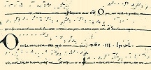 Аквитанские невмы. Причастный антифон «Oportet te Fili» (Лк. 15. 32) в Антифонарии мессы. X в. (Parisin. Lat. 903. Fol. 46v)