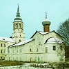 Трапезная палата с ц. в честь Коневской иконы Божией Матери. Фотография. 2006 г.
