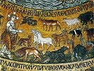 Сотворение животного мира. Мозаика собора Сан-Марко в Венеции. XII в.