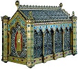 Реликварий св. Евгенда в соборе в Сен-Клоде. 2-я пол. XIX в.