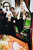 Патриарх Московский и всея Руси Алексий II и Патриарх Сербский Павел. Сербия. 1994 г.