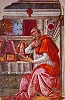 Сандро Боттичелли. Св. Августин. 1480 г. Алтарная фреска в ц. Оньисанти (Уффици. Флоренция) 