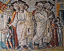 Авраам и Лот. Мозаика ц. Санта-Мария-Маджоре в Риме. V в.