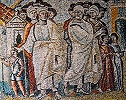 Авраам и Лот. Мозаика ц. Санта-Мария-Маджоре в Риме. V в.