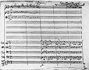 В. А. Моцарт. Реквием. «Lacrymosa». 1791 г. (Австрийская национальная б-ка Муз. № 17. 561. Л. 87). Автограф