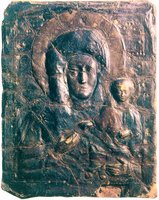 Влахернская икона Божией Матери. VII в. (?) (ГТГ)