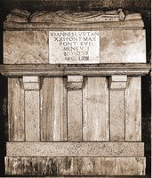 Надгробие Иоанна XXI, папы Римского. XVI в.; 1952 г. (Музей собора св. Лаврентия в Витербо)