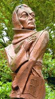 Памятник Иоанну Дунсу Скоту. 1966 г. Скульптор Ф. Тричлер (Данс, Шотландия)