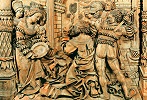 Усекновение главы св. Иоанна Предтечи. Рельеф алтаря. 1515-1553 гг. Мастер Ч. Бонгарт (?) (ГЭ)