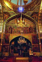 Интерьер кафедрального собора Армянской Апостольской Церкви во имя Христа Всеспасителя в Исфахане