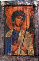 Арх. Михаил. Икона. XII–XIII вв. (ц. Архангелов в Ипрари)