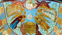 «Се Агнец Божий». Роспись жертвенника Троицкого собора. 1684 г. Артель Гурия Никитина и Силы Савина