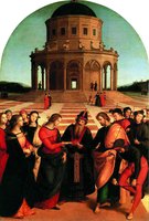 Обручение Девы Марии. Худож. Рафаэль Санти. 1504 г. (Пинакотека Брера, Милан)