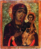 Смоленская икона Божией Матери. 2-я пол. XVII в. (ИркОХМ)