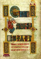 Начало Евангелия от Марка. Книга из Келлса. Кон. VIII – нач. IX в. (Dublin. Trinity College Library. A. I. (58). Fol. 183)