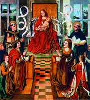 «Мадонна Католических королей». 1490–1495 гг. Худож. Фернандо Гальего (Прадо, Мадрид)