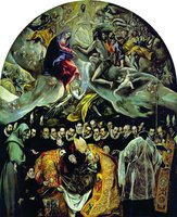 Погребение сеньора Оргаса. 1586–1588 гг. Худож. Эль Греко (ц. Санто-Томе, Толедо)