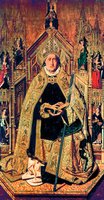 Св. Доменик Силосский. 1474–1477 гг. Худож. Бартоломе де Карденас (Бермехо) (Прадо, Мадрид)