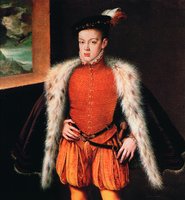 Портрет принца дон Карлоса. Ок. 1557 г. Худож. Алонсо Санчес Коэльо (Прадо, Мадрид)