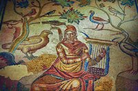 Орфей. Мозаика из «Дома Орфея» в Сарагосе. II в. (Музей Сарагосы)
