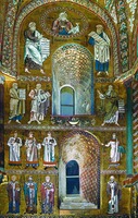 Мозаика сев. стены пресбитерия собора Сантиссимо-Сальваторе в Чефалу. 1154-1166 гг.
