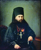 Иустин (Охотин), архим. Портрет. 1866 г. Худож. М. Вознесенский (ГМЗРК)