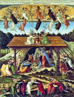 Рождество Христово. 1500 г. Худож. Сандро Ботичелли (Национальная галерея, Лондон)