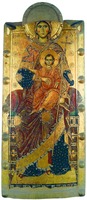 Богоматерь с Младенцем «Санта-Мария-де-Флумине». XIII в. (Национальный музей Каподимонте, Неаполь)