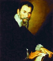 К. Монтеверди. Портрет. 1640 г. Худож. Бернардо Строцци (Галерея Академии, Венеция)