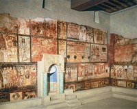 Интерьер синагоги в Дура-Европос. Ок. 250 г. (Национальный музей, Дамаск)