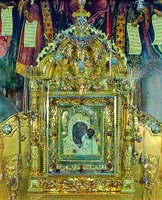 Казанская икона Божией Матери в соборе Богоявления в Елохове в Москве