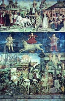 Аллегория марта. Роспись Палаццо-Скифаноя в Ферраре. 1476–1484 гг. Мастер Франческо дель Косса