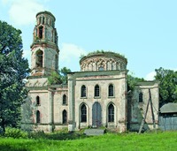 Церковь Успения в с. Барятине под Тарусой. 1850 г. Фотография. 2008 г.