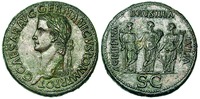 Калигула. Сестерций. 37–38 гг. Аверс, реверс
