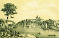 Валаамский мон-рь. Гравюра. 1864 г. (РГБ)
